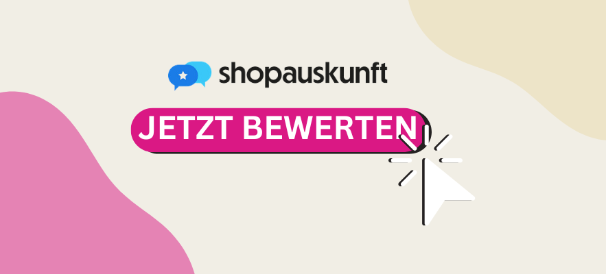 Bild mit Aufforderung zur Bewertung Shop